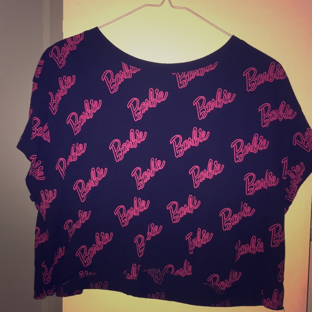 Barbie Black Crop Top - H&M